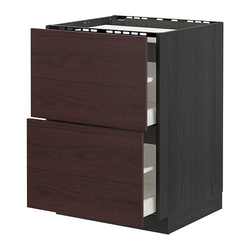 METOD/MAXIMERA, base cab f hob/2 fronts/2 drawers
