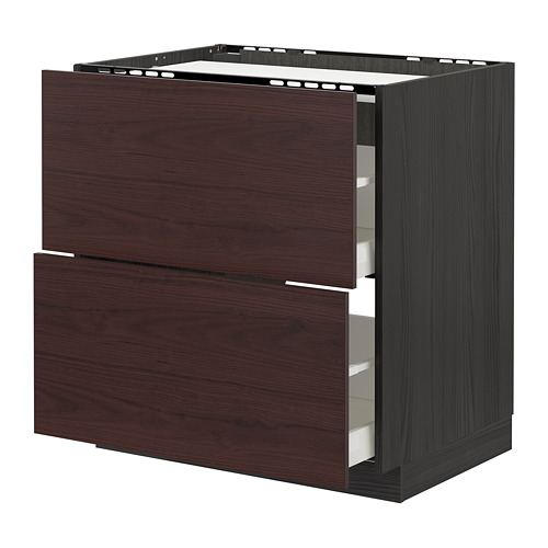 METOD/MAXIMERA, base cab f hob/2 fronts/2 drawers