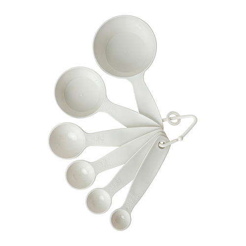 UPPFYLLD, measuring cup, set of 6