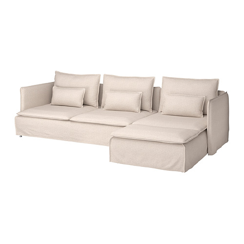 SÖDERHAMN, 4-seat sofa with chaise longue