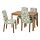 EKEDALEN/BERGMUND, table and 4 chairs