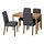 EKEDALEN/BERGMUND, table and 4 chairs