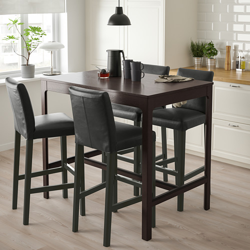 EKEDALEN/BERGMUND, bar table and 4 bar stools