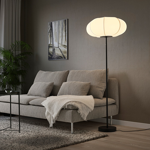 BYGGKORN, floor lamp