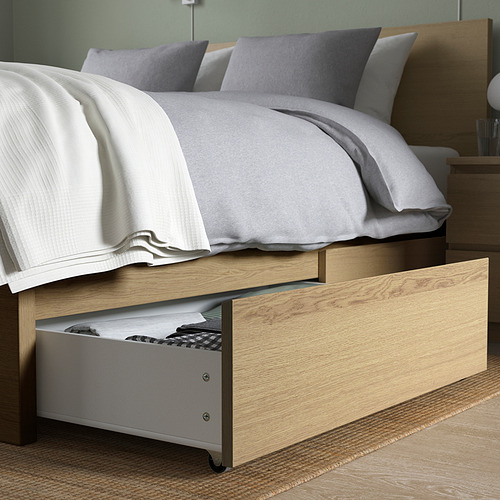 MALM, bed storage box for high bed frame