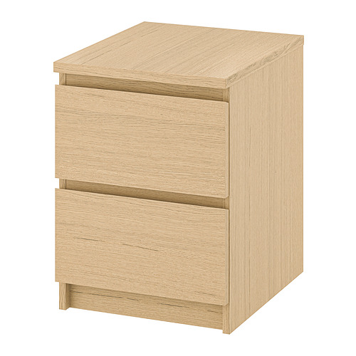 MALM, chest of 2 drawers