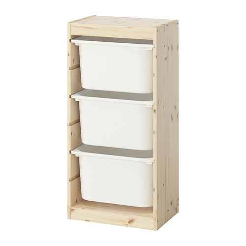 TROFAST, storage combination with boxes