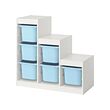 TROFAST storage combination with boxes