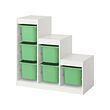 TROFAST storage combination with boxes