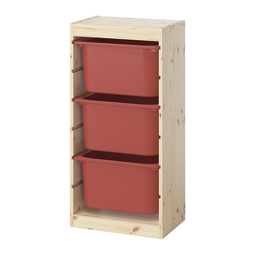 TROFAST, storage combination with boxes