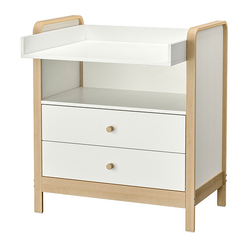 ÄLSKVÄRD, changing table/chest of drawers