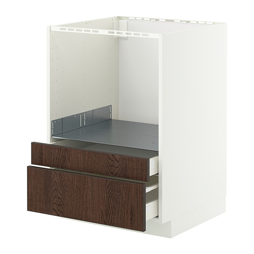 METOD/MAXIMERA base cabinet f combi micro/drawers