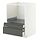 METOD/MAXIMERA, base cabinet f combi micro/drawers