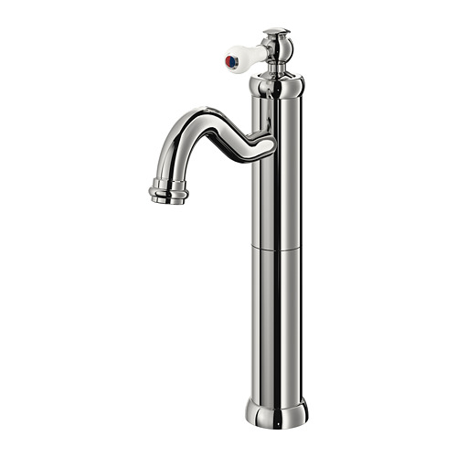 HAMNSKÄR, wash-basin mixer tap, tall