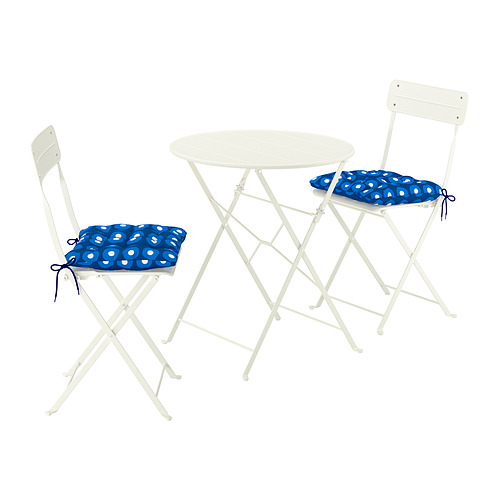 SUNDSÖ, table and 2 folding chairs