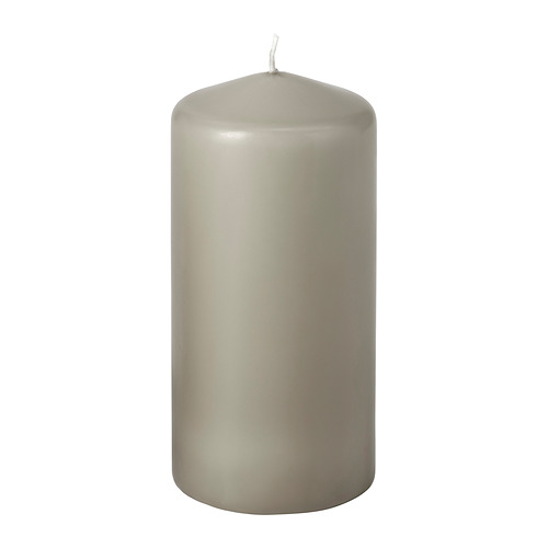 DAGLIGEN, unscented pillar candle