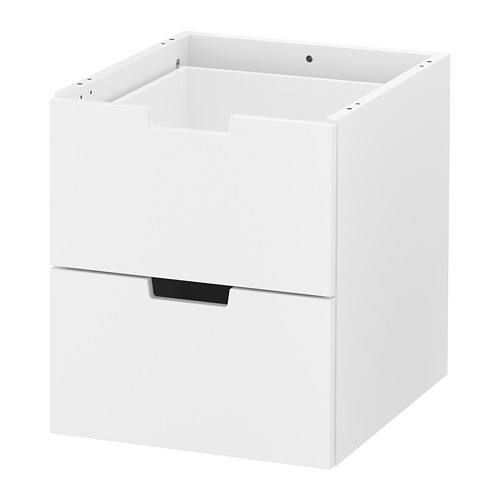 NORDLI, modular chest of 2 drawers