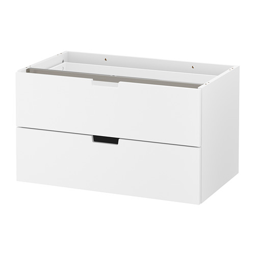 NORDLI, modular chest of 2 drawers