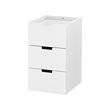 NORDLI modular chest of 3 drawers 