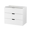 NORDLI modular chest of 3 drawers 