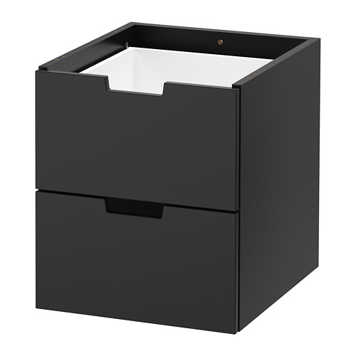 NORDLI modular chest of 2 drawers