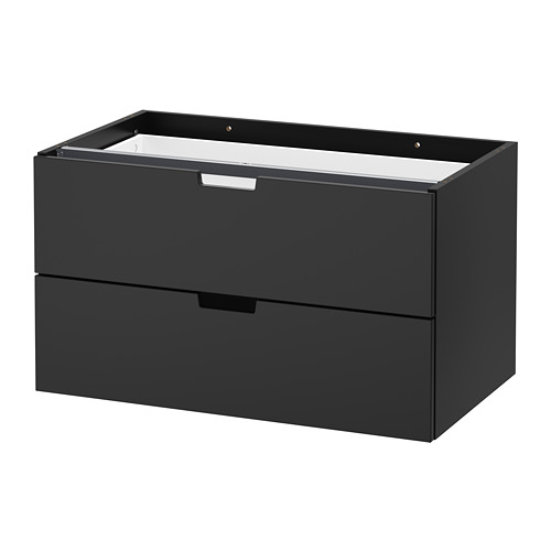 NORDLI, modular chest of 2 drawers