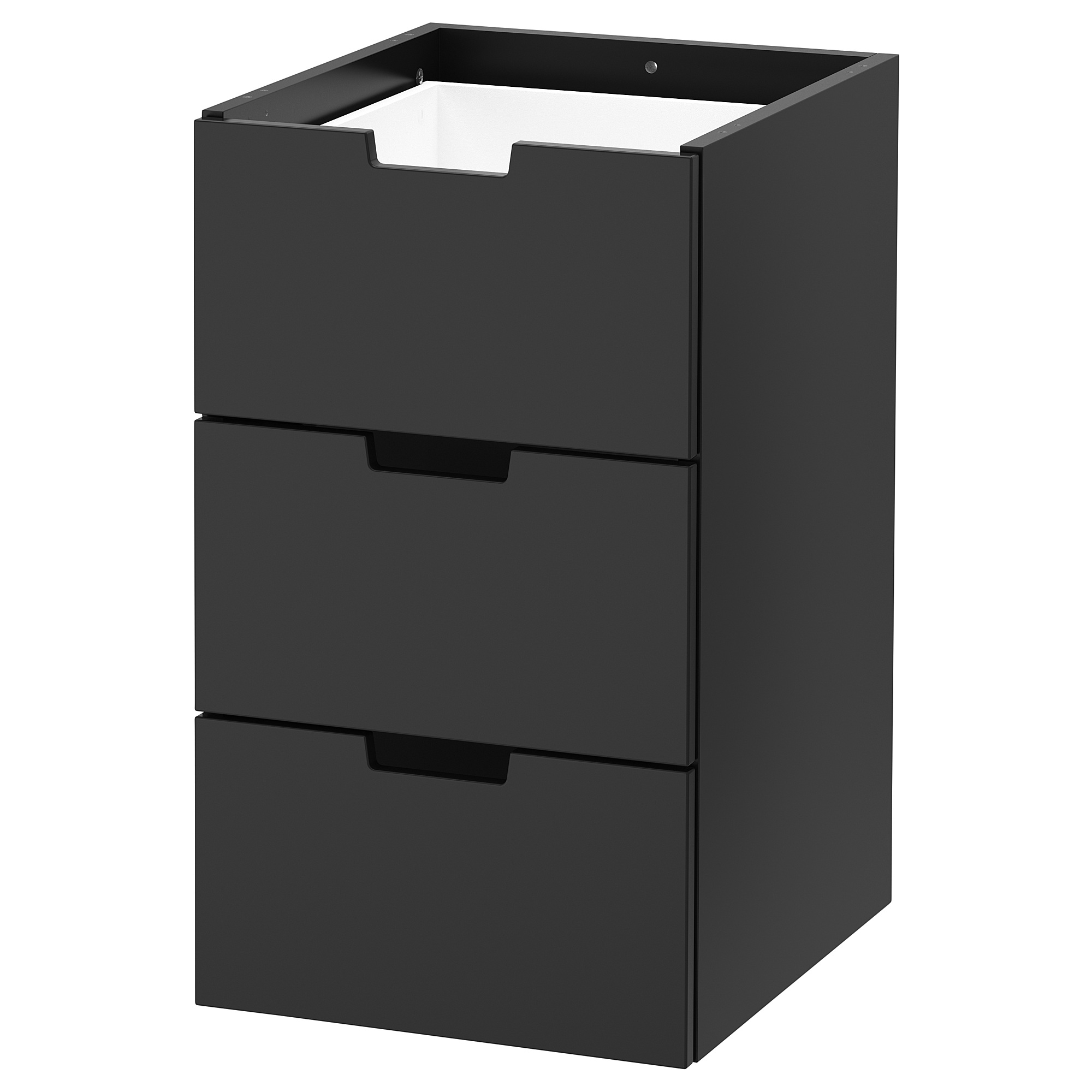 NORDLI modular chest of 3 drawers
