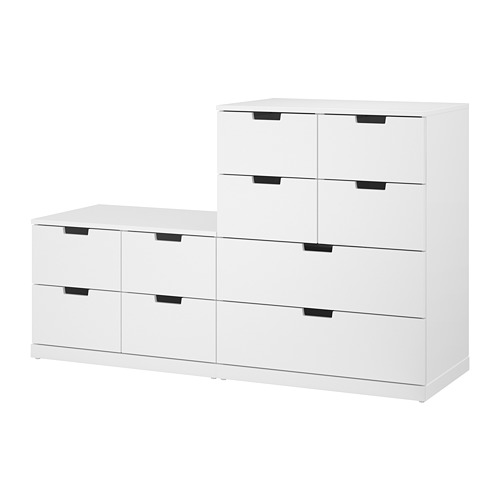 NORDLI, chest of 10 drawers