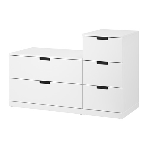 NORDLI, chest of 5 drawers