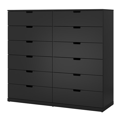 NORDLI, chest of 12 drawers