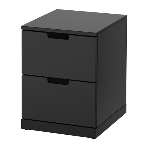 NORDLI, chest of 2 drawers