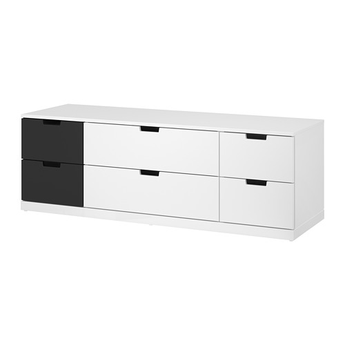 NORDLI, chest of 6 drawers