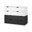 NORDLI chest of 8 drawers