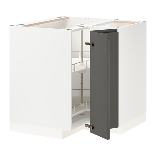 METOD, corner base cabinet with carousel