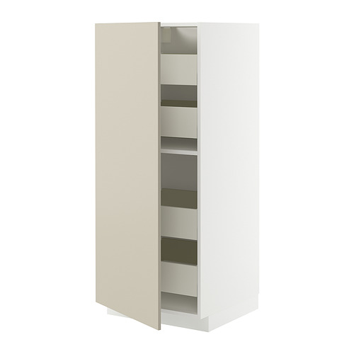 METOD/MAXIMERA high cabinet with drawers