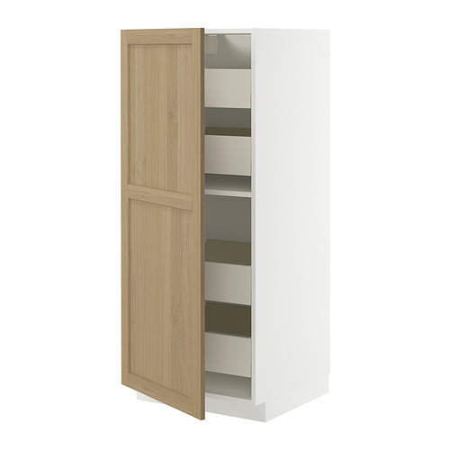 METOD/MAXIMERA high cabinet with drawers