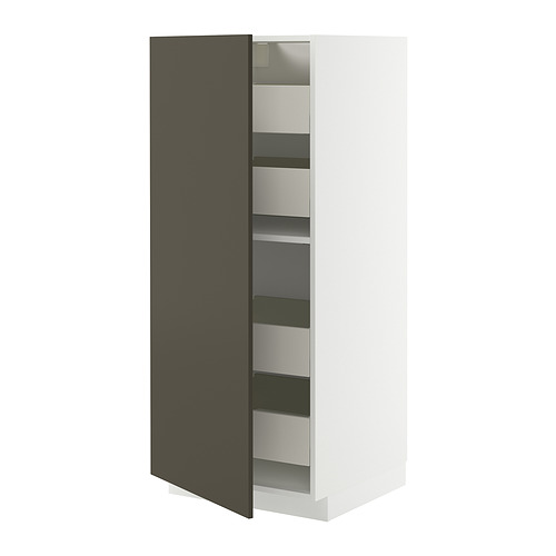 METOD/MAXIMERA high cabinet with drawers