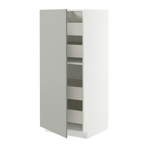 METOD/MAXIMERA high cabinet with drawers