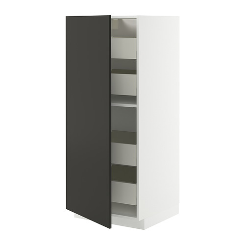 METOD/MAXIMERA high cabinet with drawers
