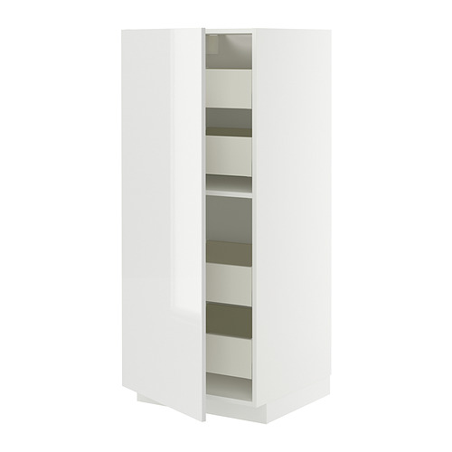 METOD/MAXIMERA high cabinet with drawers