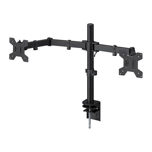 STUBBERGET, skjáarmur fyrir tvo skjái