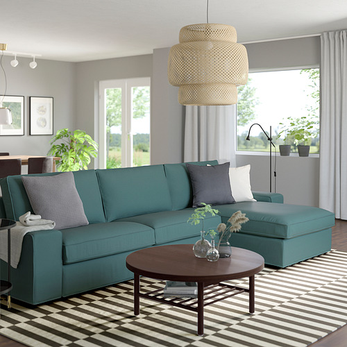 KIVIK, 4-seat sofa with chaise longue