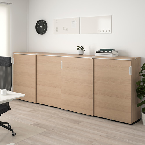 GALANT, storage combination w sliding doors