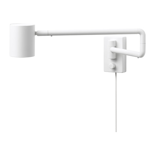 NYMÅNE, wall lamp with swing arm