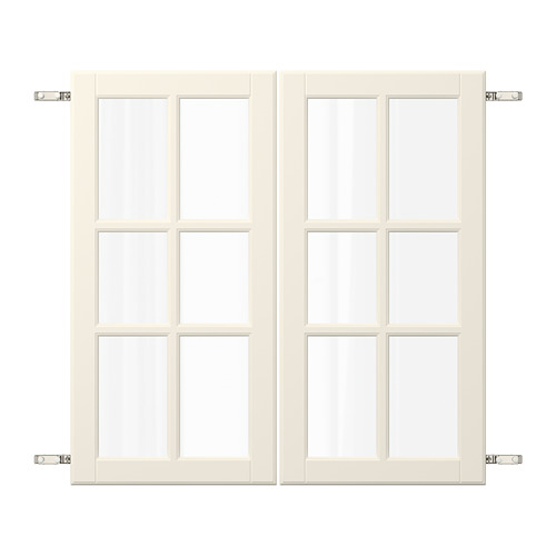 BODBYN door pair with hinges