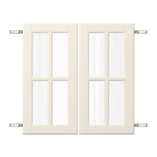 BODBYN door pair with hinges