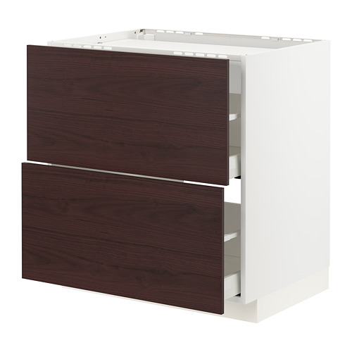 METOD/MAXIMERA, base cab f hob/2 fronts/2 drawers