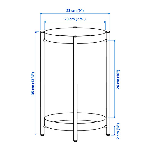 OLIVBLAD plant stand