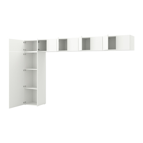 PLATSA wardrobe w 10 doors