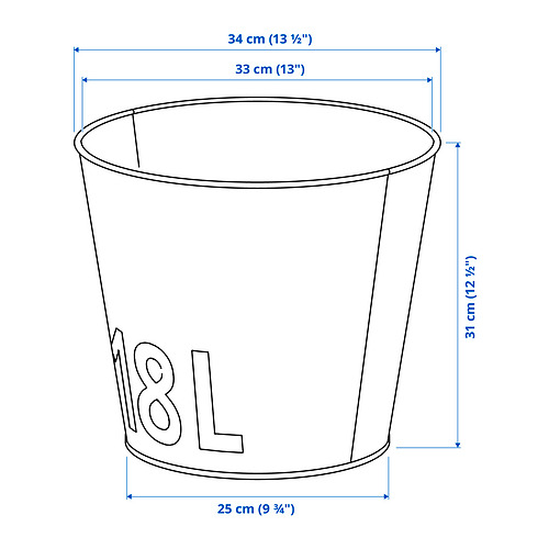 ÅKERBÄR plant pot